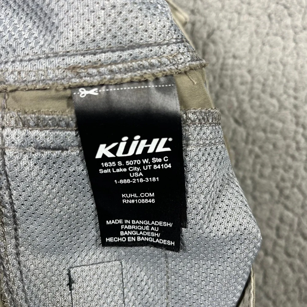 Kuhl Renegade Cargo Shorts (From Convertible Pants) Mens 30 Tan Khaki Stealth